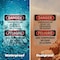 Signmission Compressed Air Not For Clothes Bilingual, 3.5 in W x Rectangle, Vinyl Decal OS-2PACK-DS-D-35-VS-1075 - alternate 5